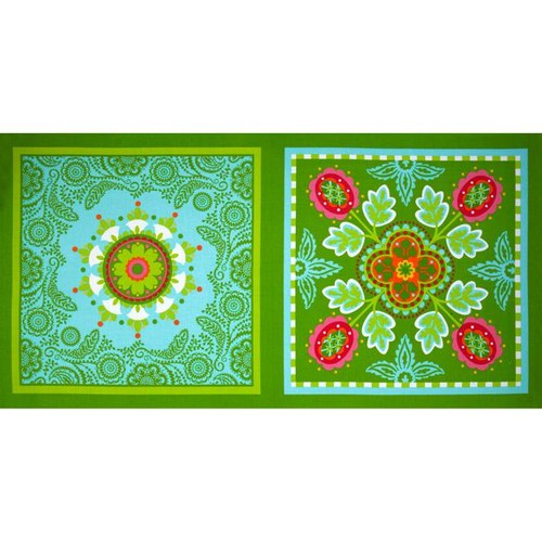 Panel Garden Party blue/green — foto 1