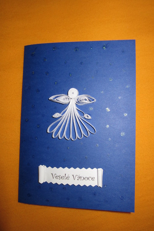 Přání s andělíčkem - třpytky — foto 1