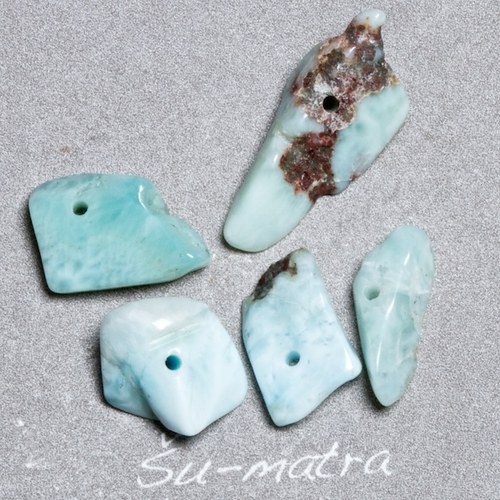 Larimar - velké zlomky — foto 1