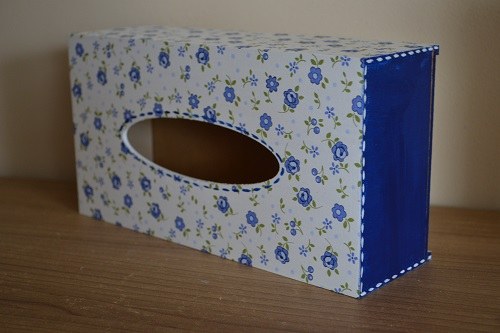 ~Box na papírové kapesníky ~ Poměnky ~ — foto 1