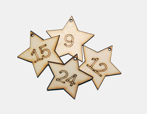 Adventní čísla 1-24, hvězdy