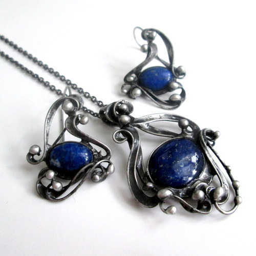 Lapis lazuli souprava — foto 1