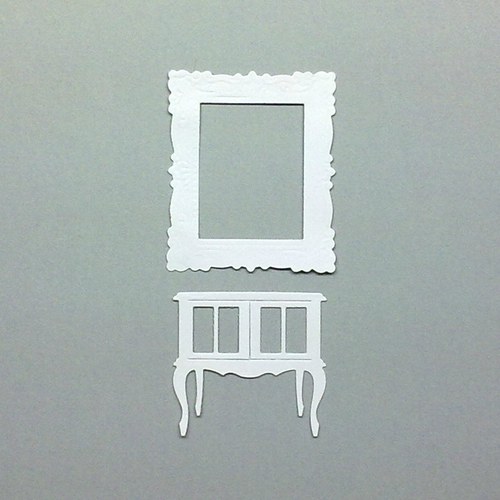 Výsek - Rámeček, kabinet 2ks