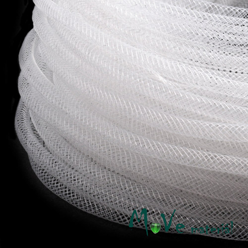 Modistická krinolína dutinka Ø4mm, 1m, bílá — foto 1