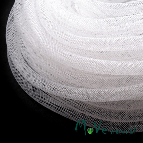 Modistická krinolína dutinka Ø8mm, 1m, bílá — foto 1