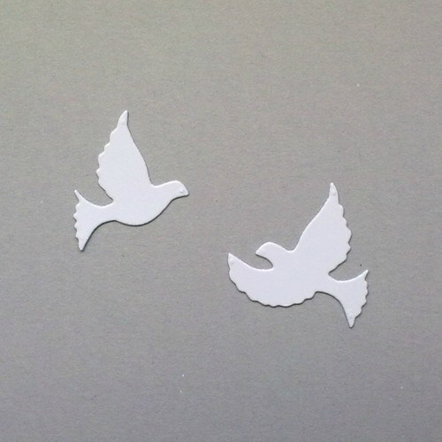 Výsek - Holubičky - barva dle přání