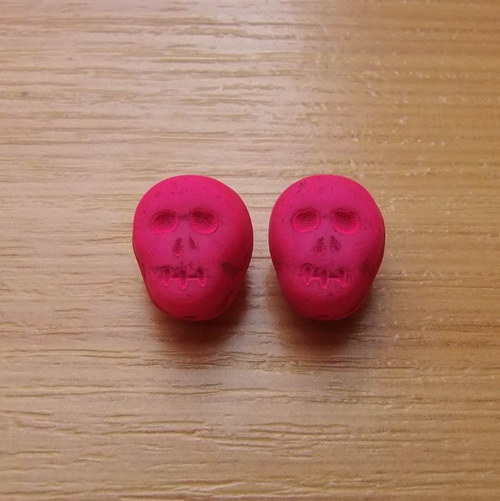 Neonové lebky 10x12 mm