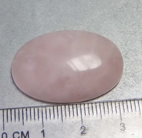 Růženín - kabošon - 2,2 x 3 cm - B287 — foto 1