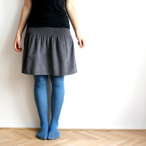 Manžestrová sukně / šedá :) — foto 1