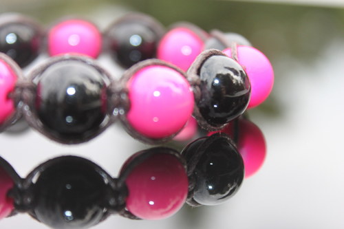 Koulení.. Náramek makramé/shamballa — foto 1