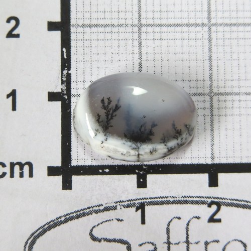 Dendritický opál De luxe, kabošon č.0010 — foto 1
