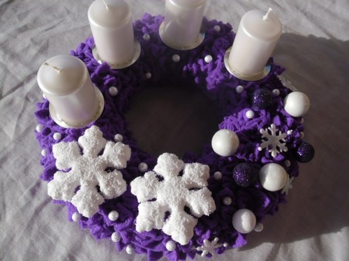 Adventní fialkový - sleva!!! — foto 1
