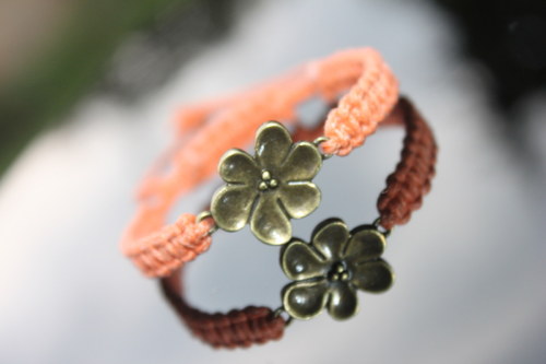 Náramek makramé/shamballa — foto 1