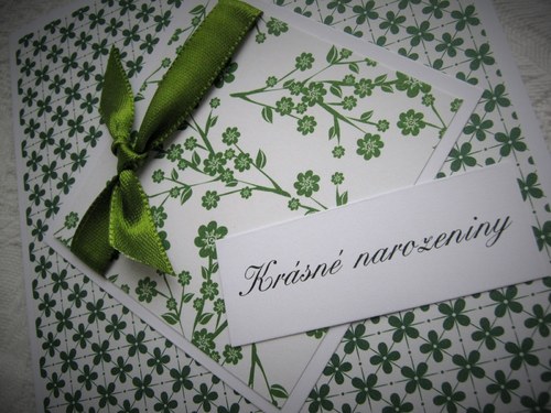 Jemné zeleno-bílé — foto 1