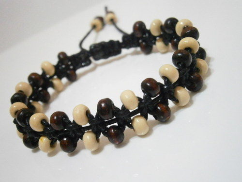 Shamballa náramek "dřevěný" — foto 1