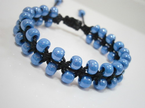 Modrá elegance (Shamballa náramek) — foto 1