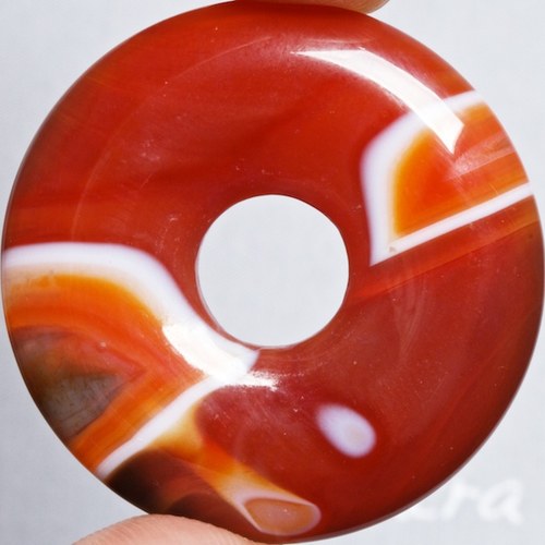 Karneol-donut, 30 mm — foto 1