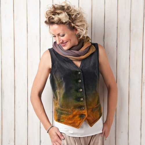 Sametová vestička "classic" - vel. L — foto 1