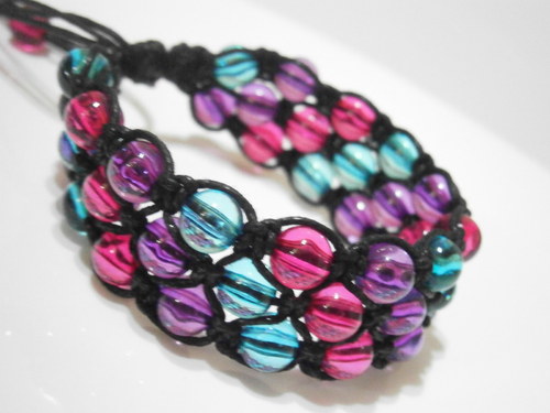 Shamballa náramek trojitý — foto 1