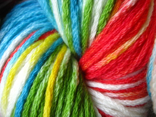 100% merino "Barevný strakouš" — foto 1