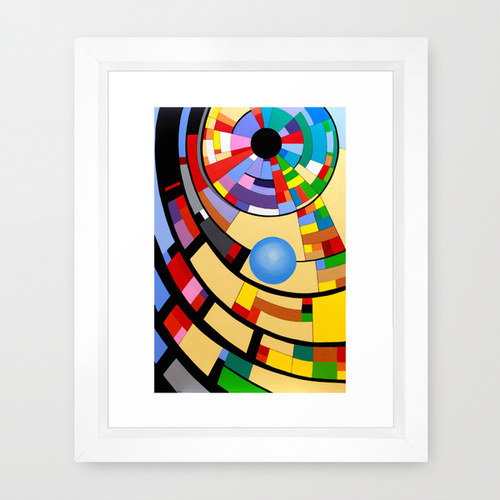 REPRODUKCE V RÁMU - SPIRÁLA, 20x30