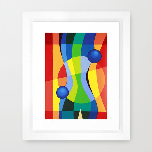 REPRODUKCE V RÁMU - ŽENA, 20x30