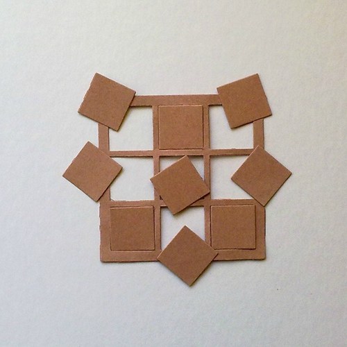 Výsek - Mřížka se čtverečky menší (8,4 x 8,4cm)