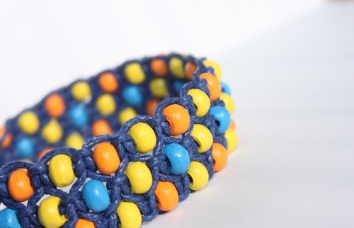 Náramek trojitý / Triple shamballa — foto 1