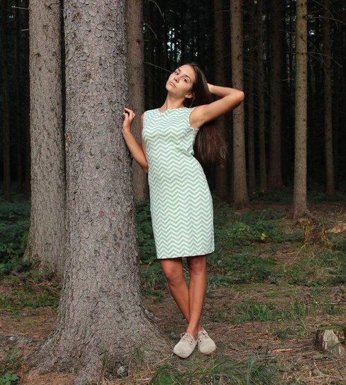 Biošaty Green Chevron...na míru — foto 1
