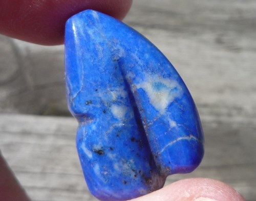 Vrtaný lapis lazuli B3225 — foto 1