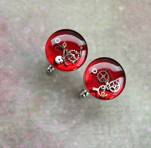 Manžetové knoflíčky /red/ — foto 1