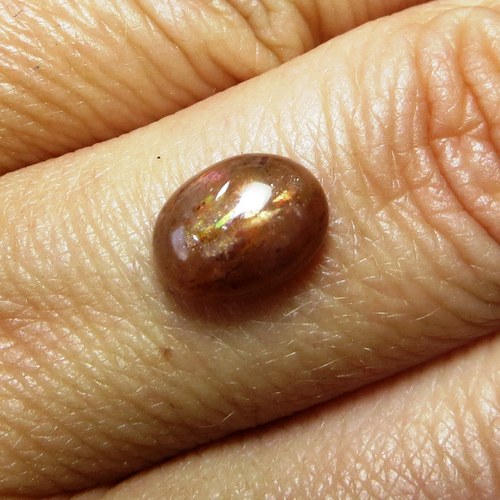R Sluneční kámen, 9x7mm č.2 — foto 1
