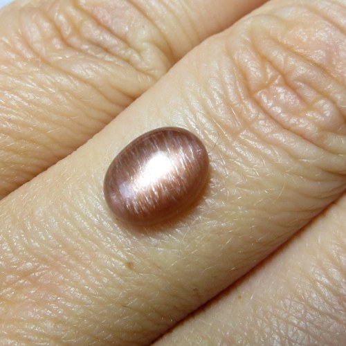 Sluneční kámen, 9x7mm č.7 — foto 1