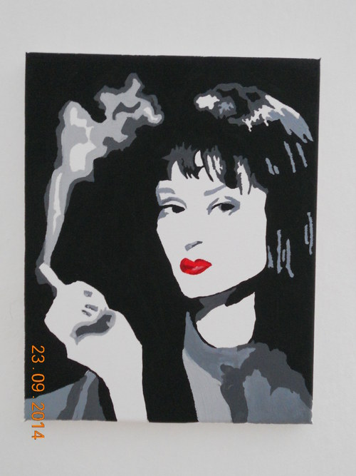 Dáma s cigaretou — foto 1