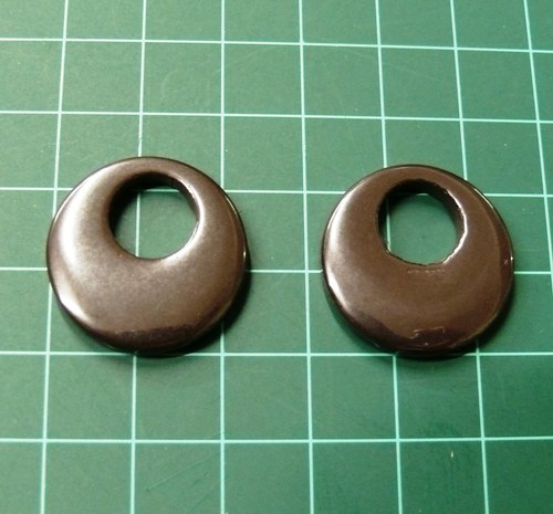 Donut - přívěsek z hematitu, 1ks