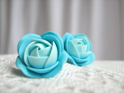Turquoise , náušnice — foto 1