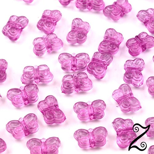 Motýlci, fialová světlá, 5x9 mm (25ks)