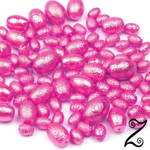 Zigana oválky, růžová, (25g)