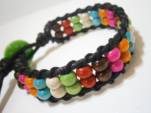 Pestrobarevný náramek (Wrap Bracelet) — foto 1