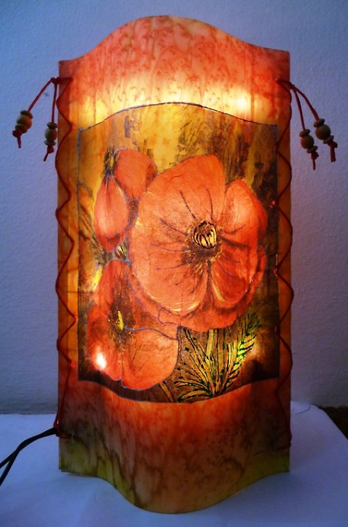 Hedvábná lampa — foto 1
