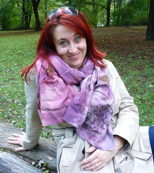 Šála Padající listí — foto 1