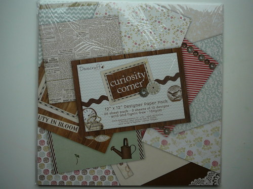 Papíry Curiosity Corner 30,4x30,4 cm 12ks