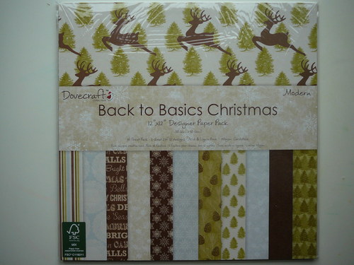 Papíry Back to Basic Christmas 30,4x30,4 cm 12ks — foto 1