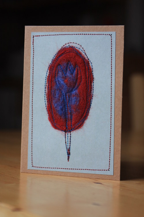 Přání s tulipánem — foto 1