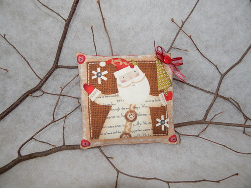Mini polštářek - santa — foto 1