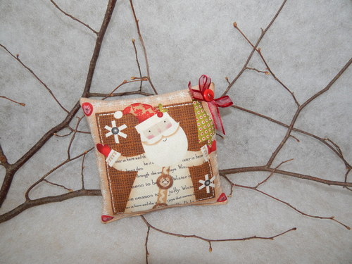 Mini polštářek - santa — foto 1