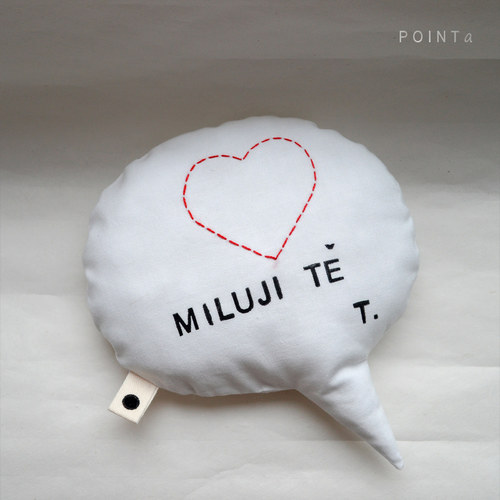 Bublina praskla: Miluji Tě! (celobílá) — foto 1