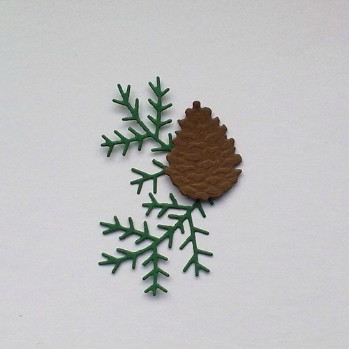 Výsek - Borovicová šiška a větvičky (mini)