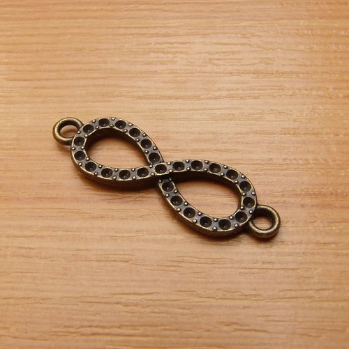 Nekonečno - 10x32mm - starobronz