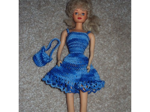 Šatičky pro Barbie - modré II — foto 1